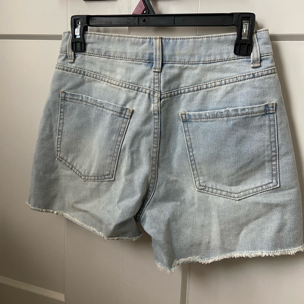High Rise Denim Shorts - Picture 2 of 2